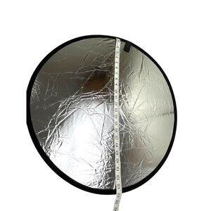 24" Reflector Disc With Silver & Gold Sides For Photography & Videography w/case